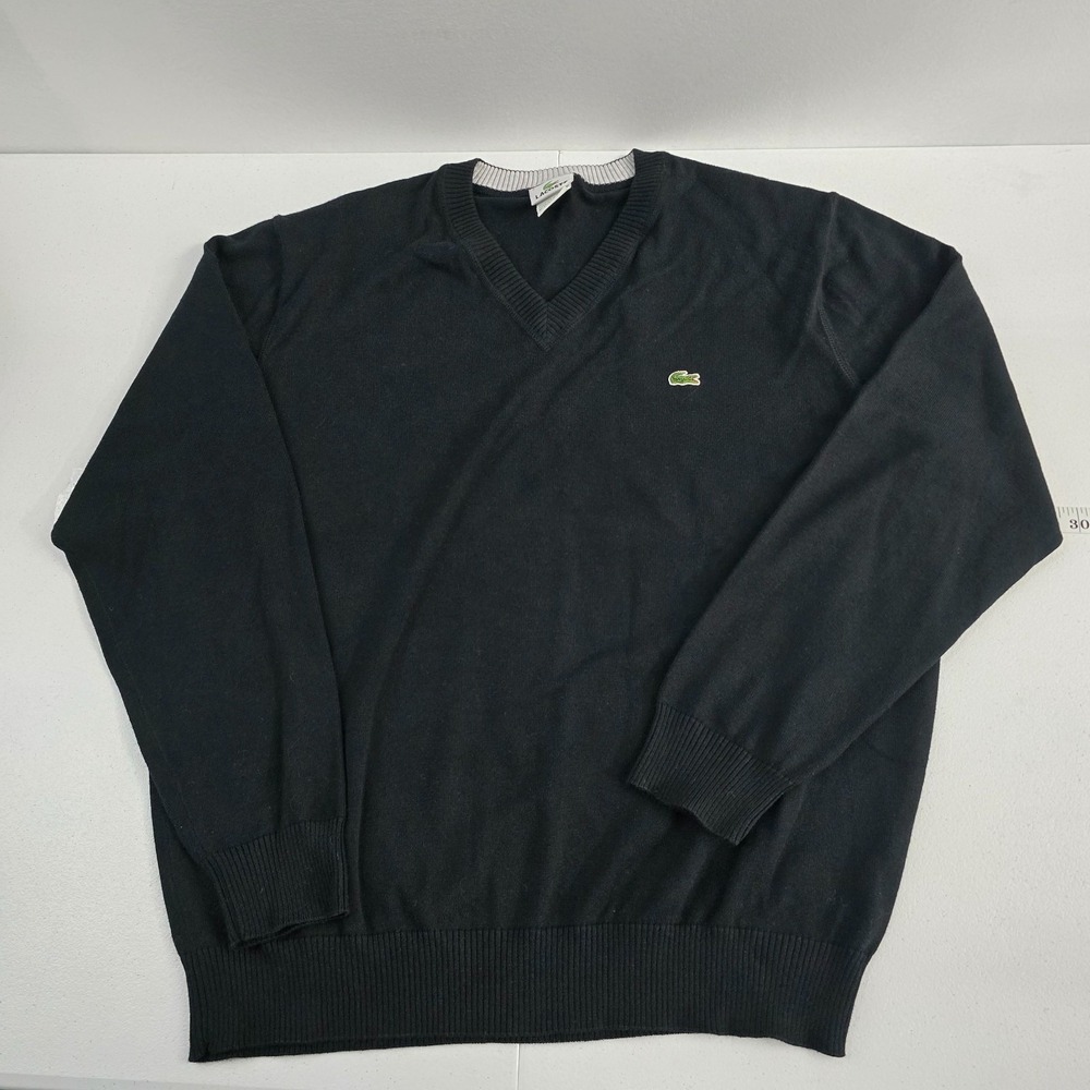 Lacoste V Neck sweater mens  size 6 pullover‎ 6682